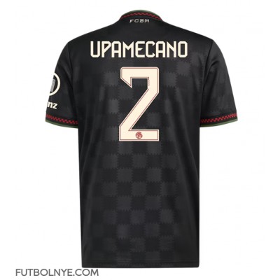 Camiseta Bayern Munich Dayot Upamecano #2 Tercera Equipación 2025-26 manga corta Camiseta Bayern Munich Dayot Upamecano #2 Tercera Equipación 2025-26 manga corta